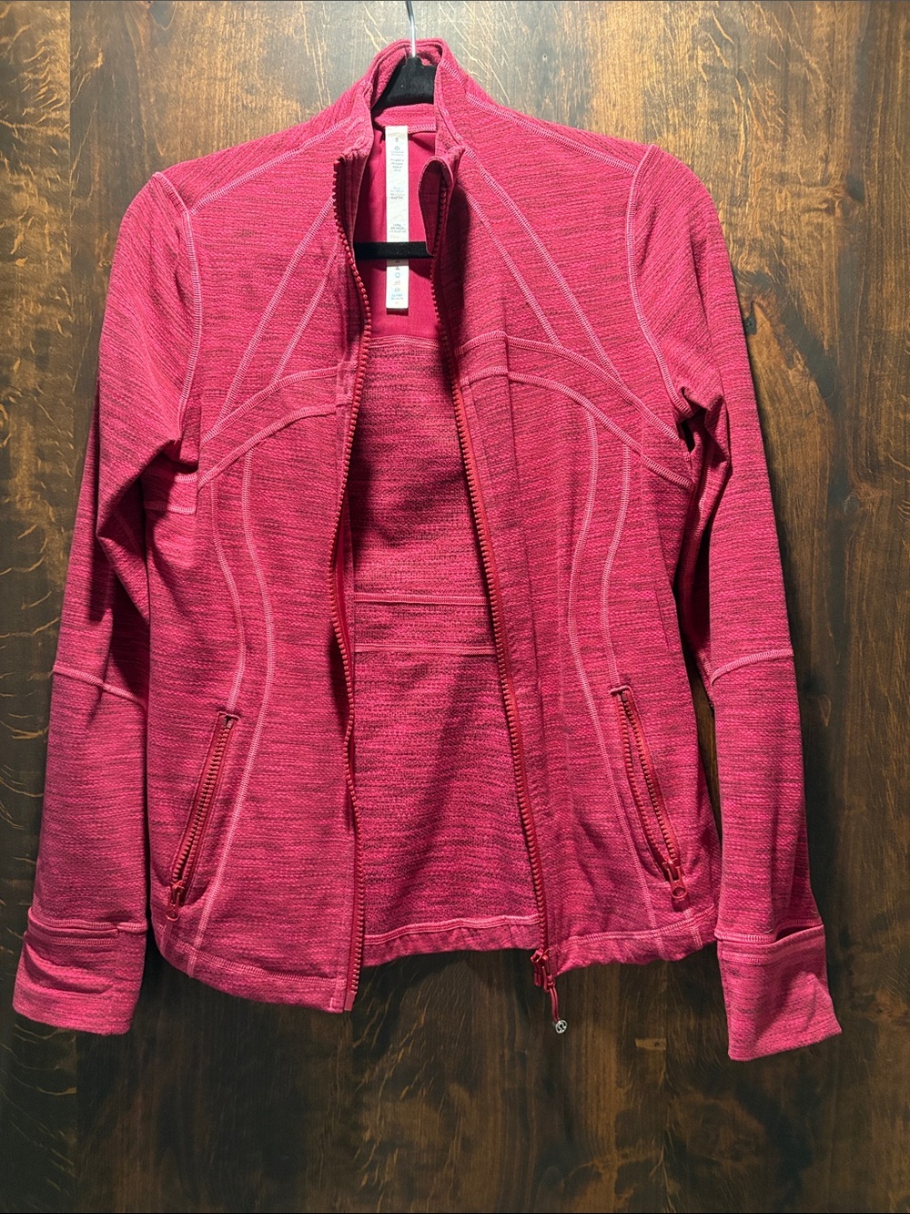 lululemon athletica Heathered Raspberry Full-Zip Utility Jacket